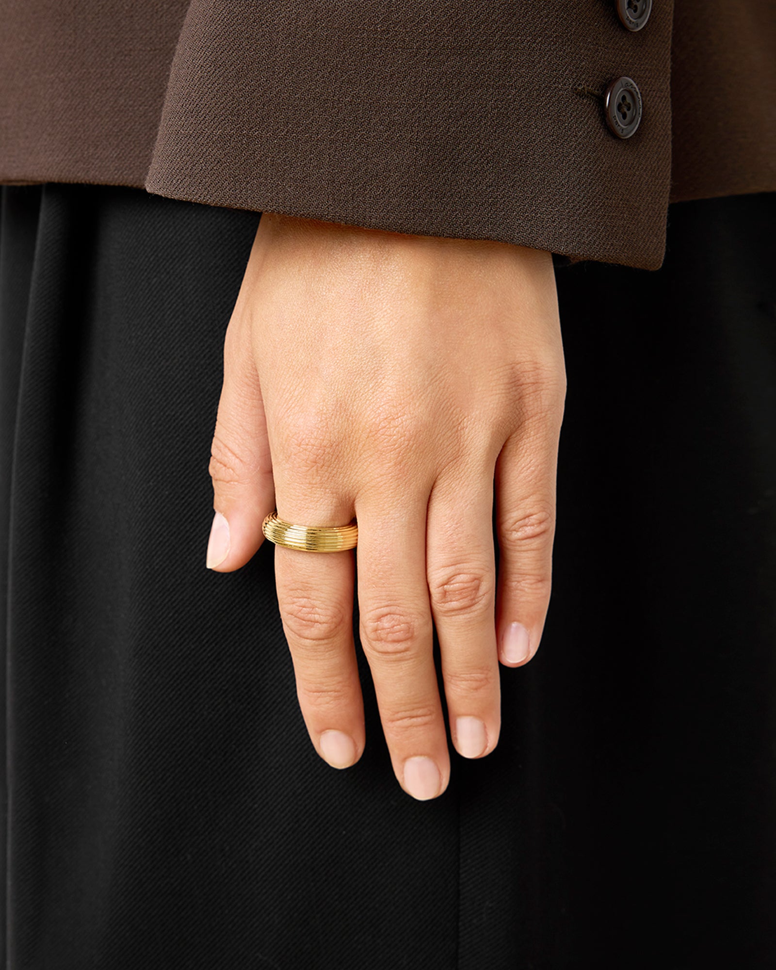 The Amelia Ring in Gold | LIÉ STUDIO