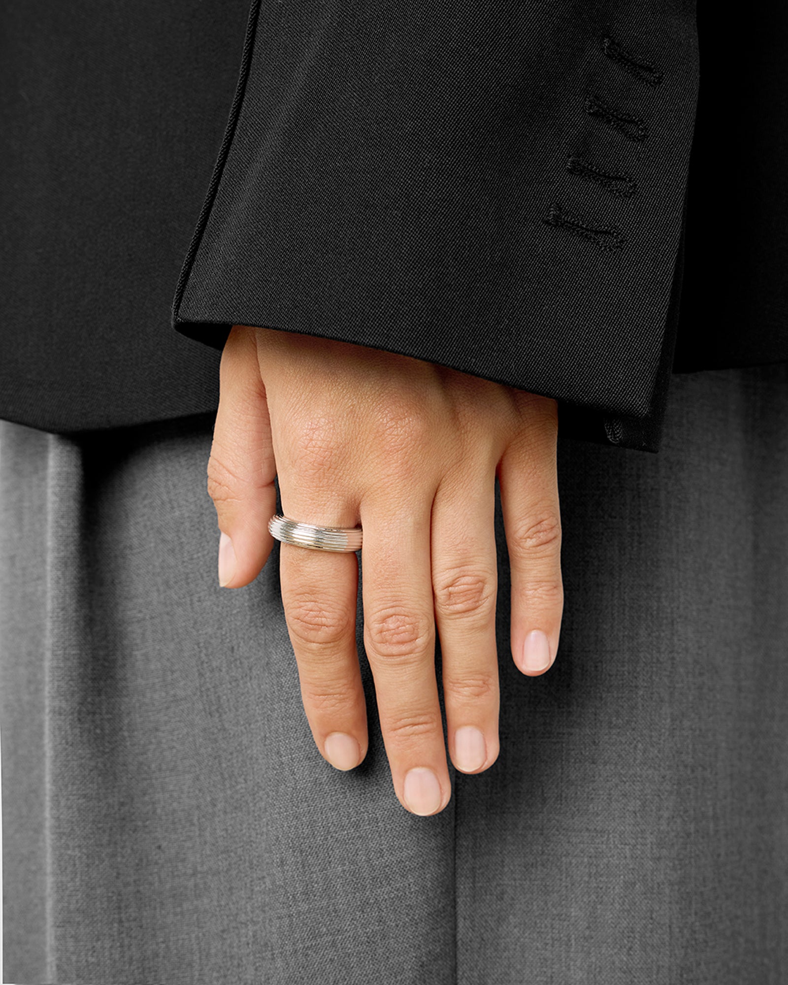 LIE STUDIO Amelia RG リング シルバー 54 The Amelia Ring in Silver | LIÉ STUDIO