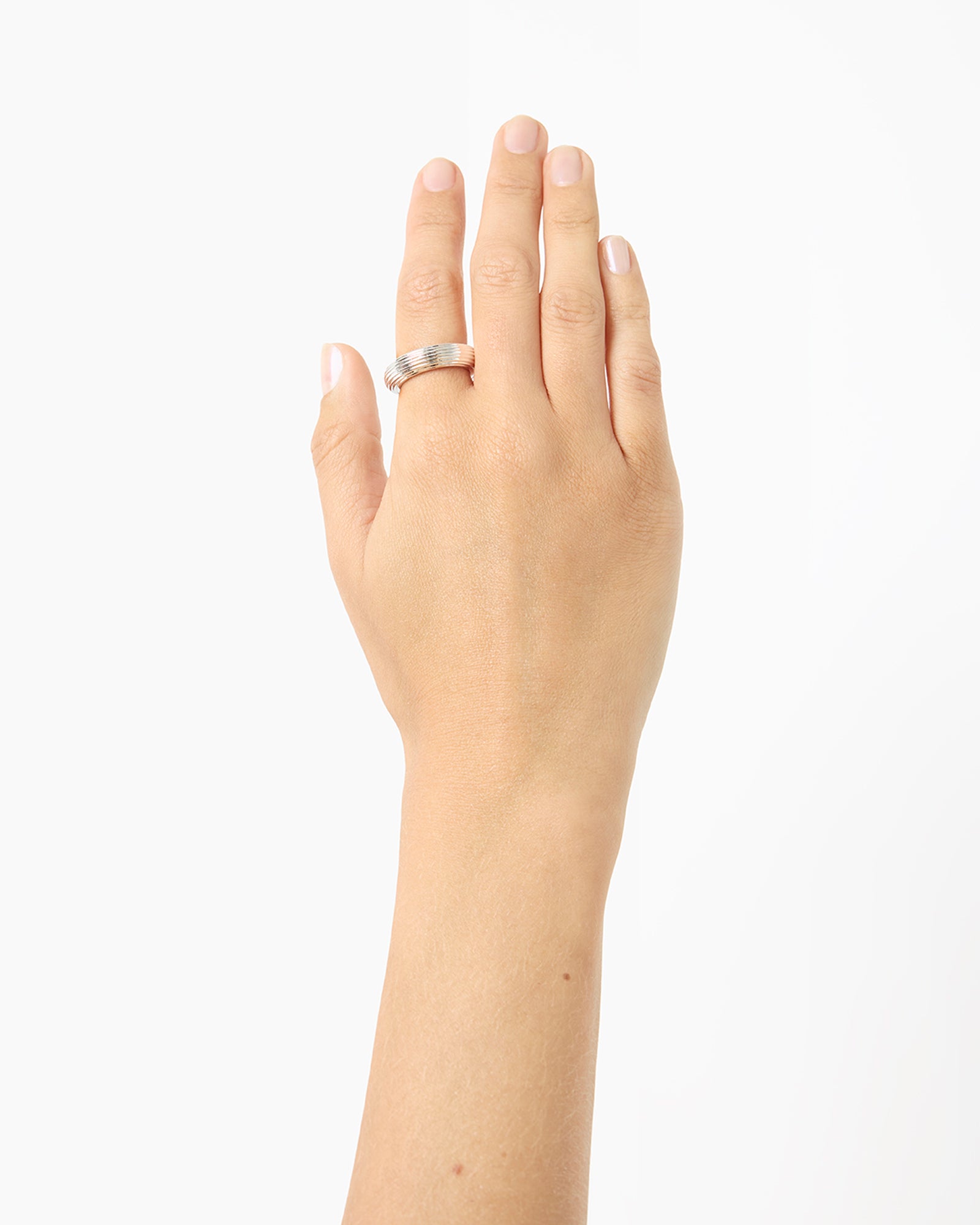 The Amelia Ring in Silver | LIÉ STUDIO