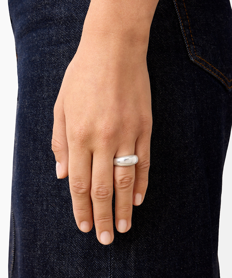 LIE STUDIO リエ ストゥディオ Anna Ring Silver The Anna Ring – LIÉ STUDIO