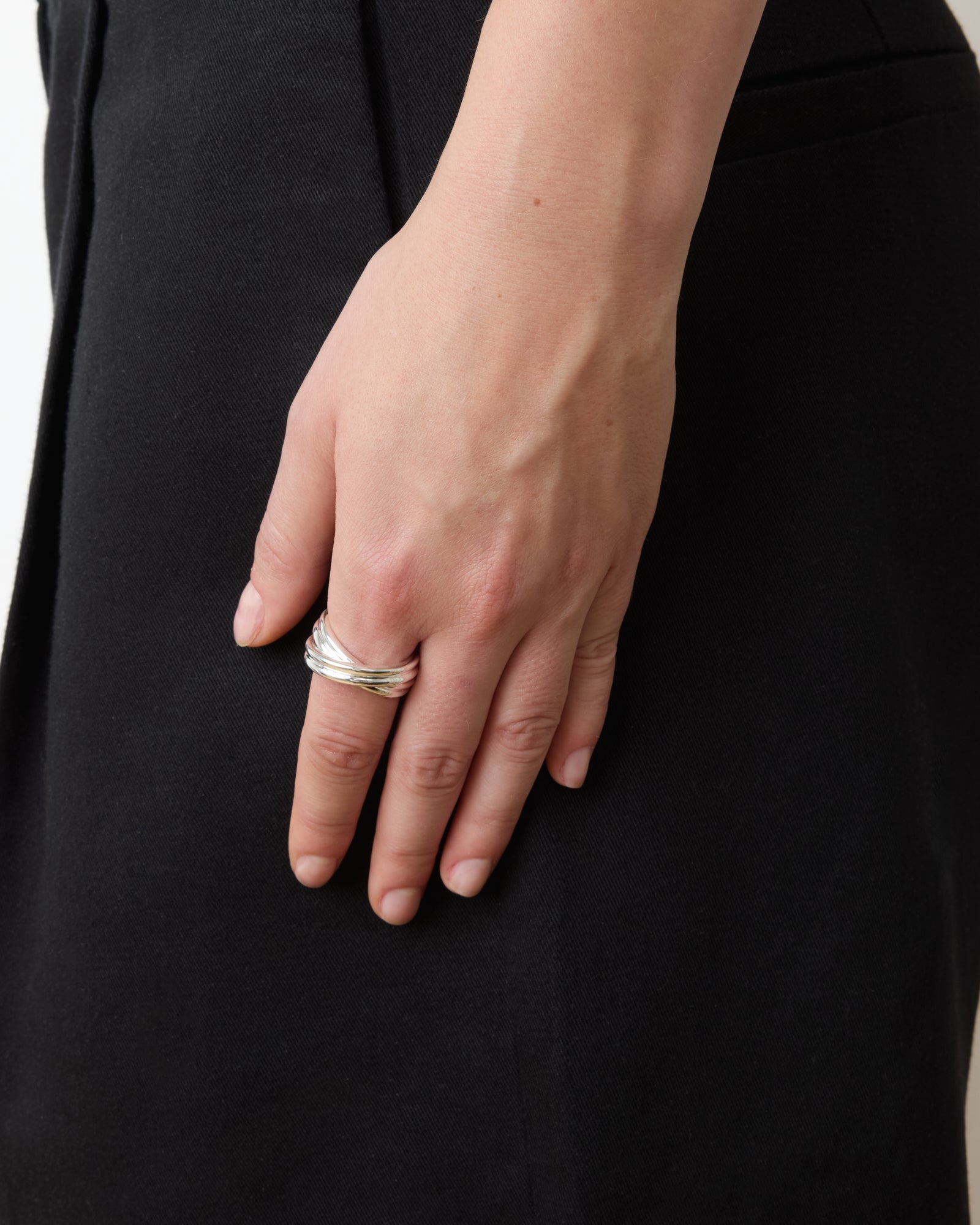 LIE STUDIO リエ ストゥディオ Anna Ring Silver The Anna Ring – LIÉ STUDIO