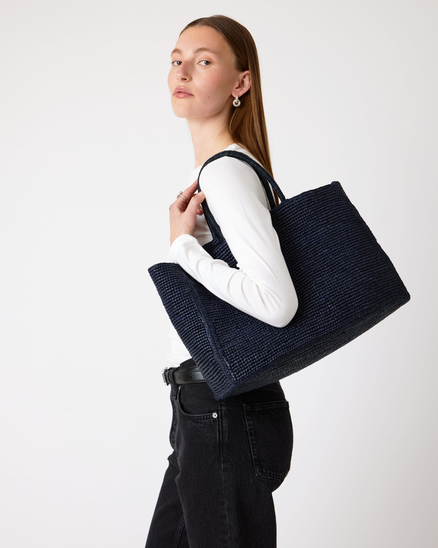 The Charlotte Raffia Bag Large